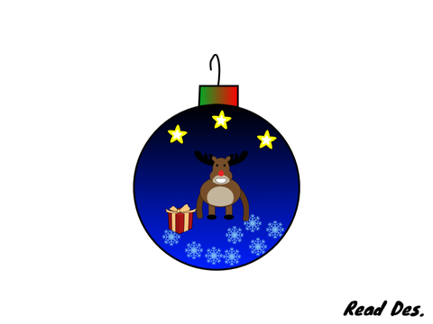 Rudolph Christmas Ornament Competition Entry