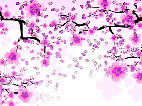 Cherry Tree | Animated Parallax