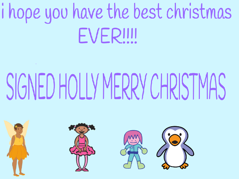 Holly Xmas Card_^