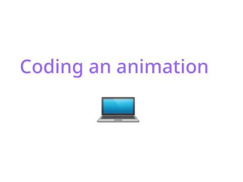 Coding an animation