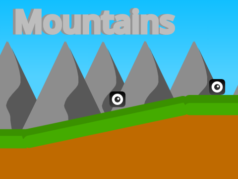  ☁ Mountains A Multiplayer Scrolling Platformer ☁ #games