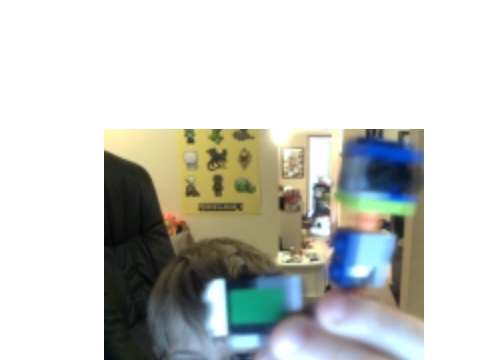 i made the puppet with legos