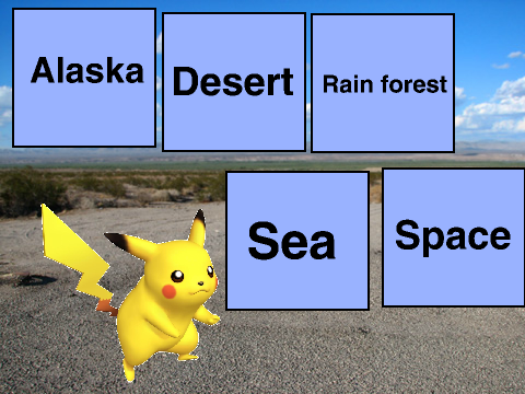Pikachu's travels