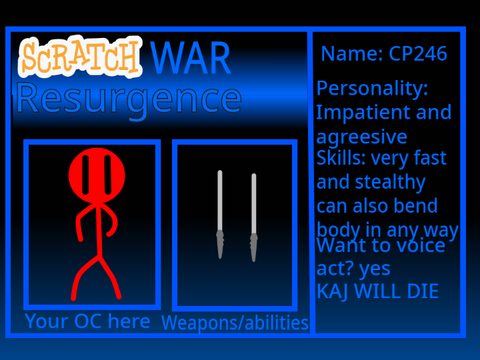 Scratch War: RESURGENCE entry