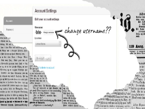 what if we could change our username?