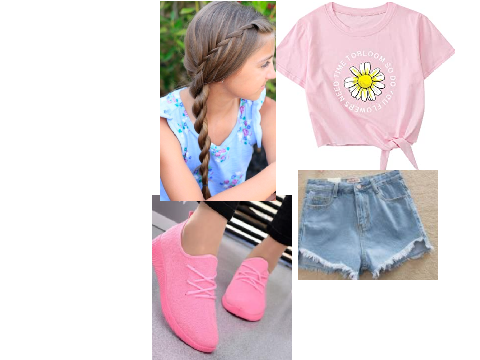 Soft girl Casual summer outfit