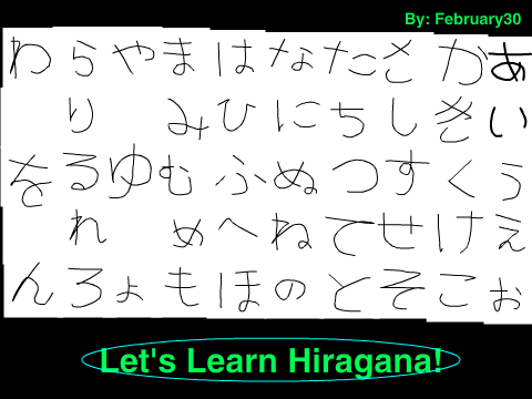 Learn Hiragana!