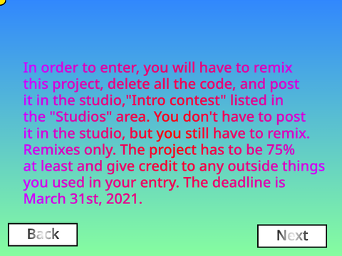 Intro Contest