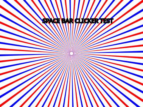 Space bar clicker test