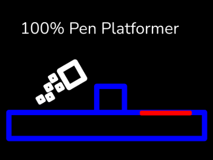 100% pen platformer