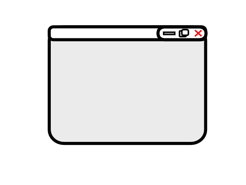 Orange OS window concept
