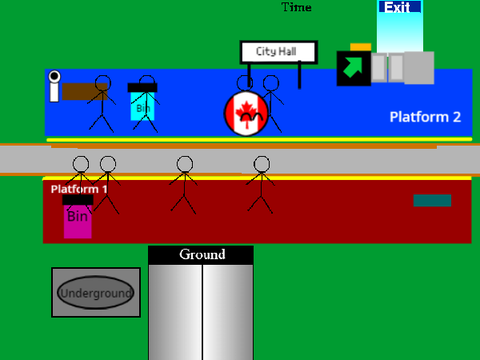 Animated Train/Metro Station 5.31
