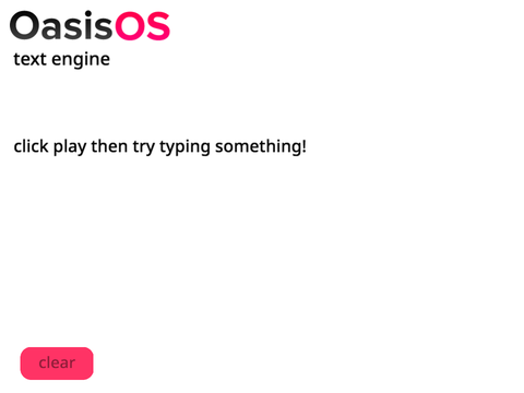 OasisOS Text Engine V1.1