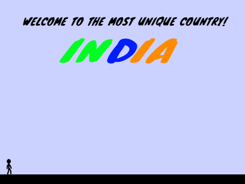 Stickman in INDIA- A Platformer!