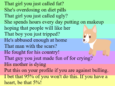 -Remix this if you are against bullying-