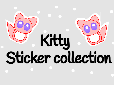 My kitty sticker pack