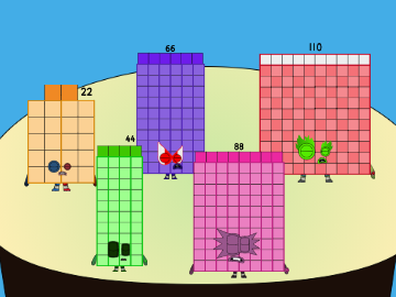 Numberblocks Band but twenty-twos remix