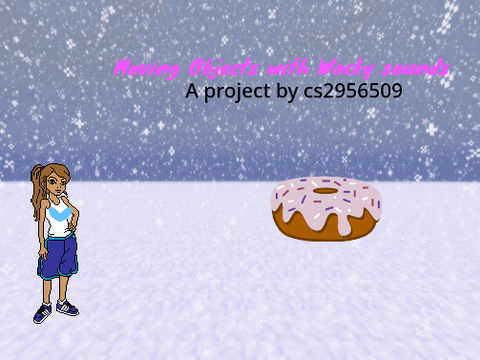 Moving Objects with Wacky Sounds