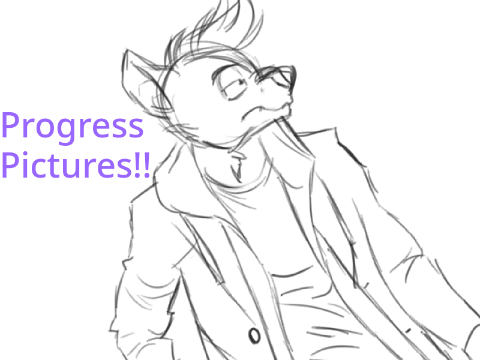 Xzerixan Full Body Progress Drawing