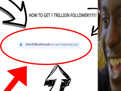hOw To GeT 1tRiLlIoN fOlLoWeRs!!!1!!1!1