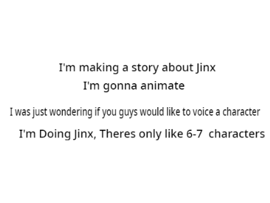 A LITTLE STORY I WANNA MAKE 