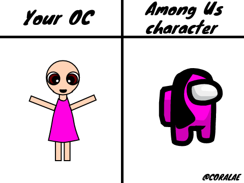 I can turn your OC into an Among Us character! remix remix
