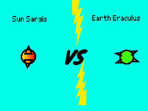 Sun Sargis vs Earth Eraculus|| BEYBLADE