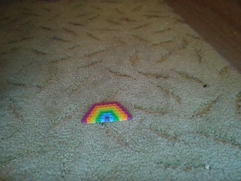 rainbow perler beads