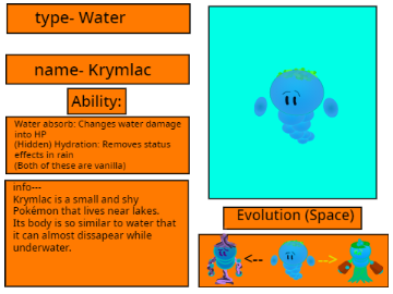 New Pokémon Idea -- Krymlac Line