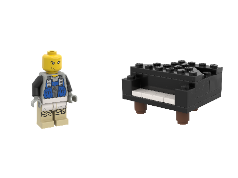 LEGO Piano Tutorial & Minifigure