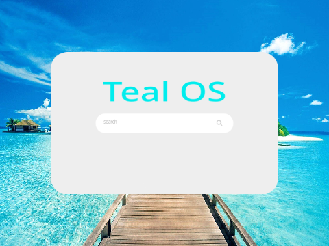 Teal OS Search concept