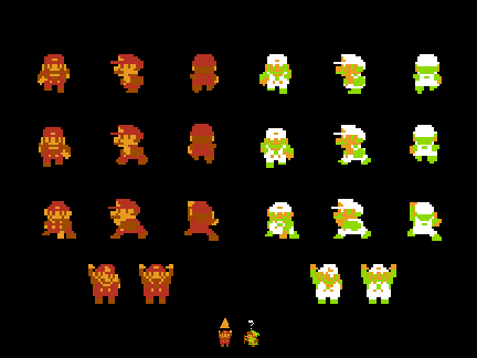 Mario And Luigi In The Legend Of Zelda Sprites