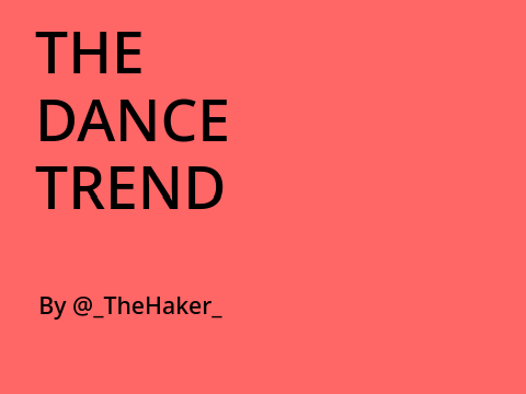 The Dance Trend || FOR THE MARSHMALLOW SCOOP