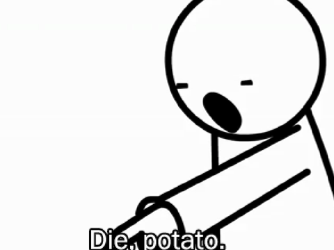 Die potatoes#animation