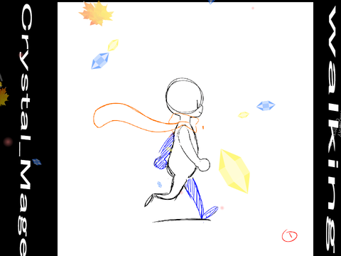@Crystal_Mage walking sketch 