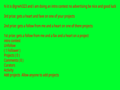 .+introoooooo contest+.