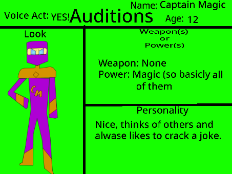 Auditions Sign Up (Open) remix