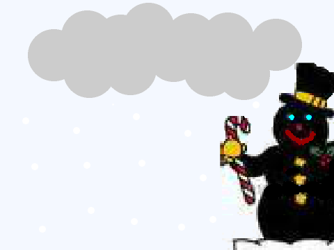 The black snowman