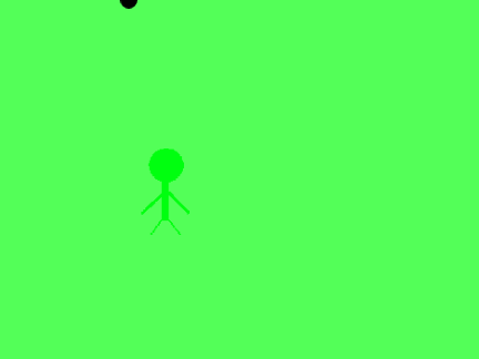 Hiding green fellow
