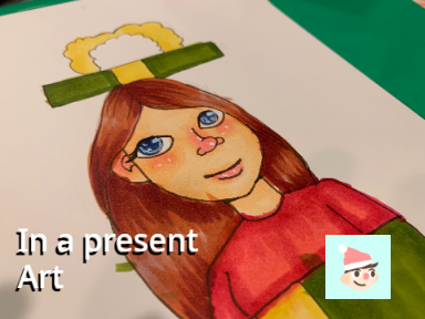 In a present art - scratch advent calendar 8