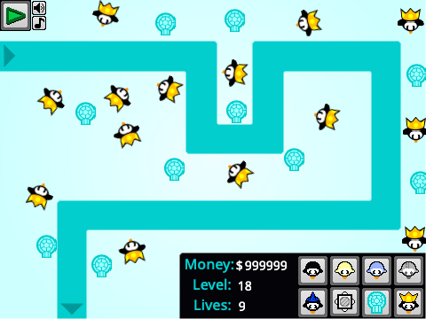 Penguin Tower Defense hakkked