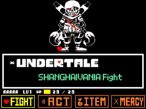 UNDERTALE_INK SHANGHAIVANIA Fight