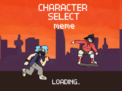 ☃︎character select meme☃︎