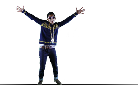 Jump test with the swag king himself