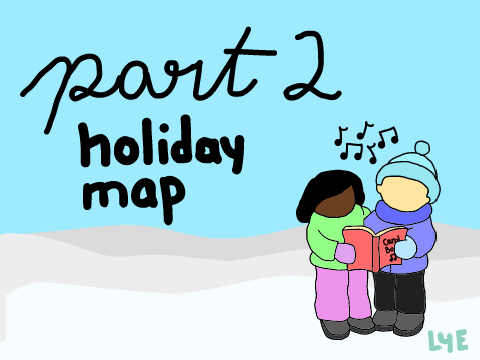 ❅ christmas map part 2