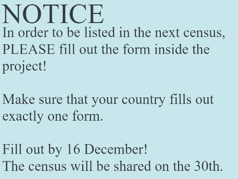 Mid december census app