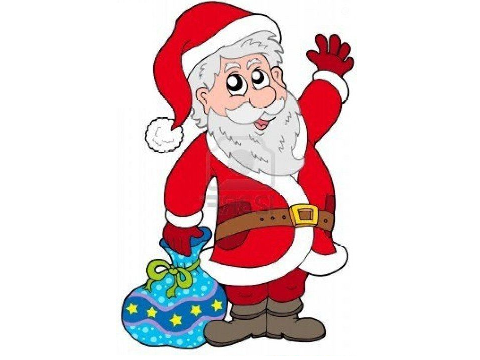 Santa Claus Wishes to you all for Christmas 