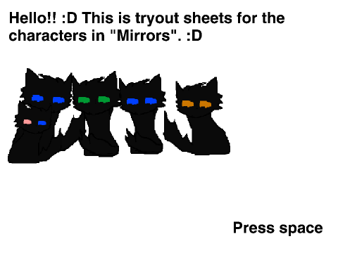 Practice lines for Mirrors remix