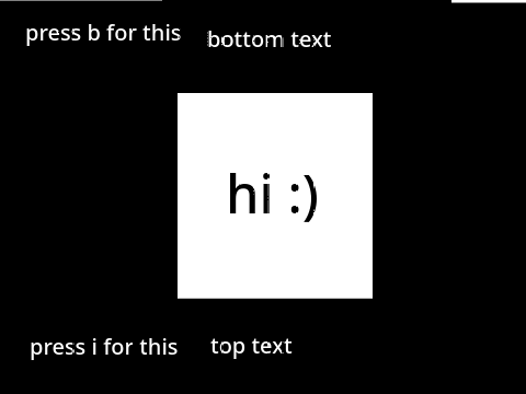 top text or bottom? 