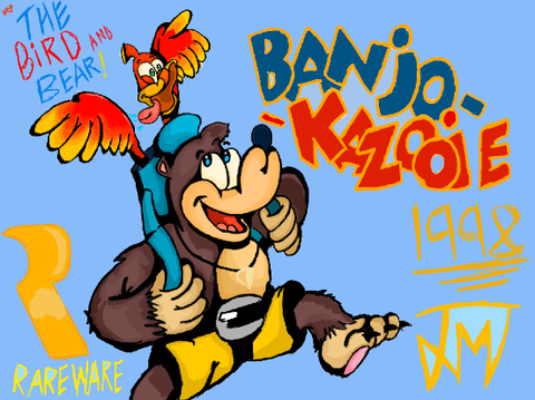 Banjo & Kazooie Drawing 